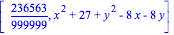 [236563/999999, x^2+27+y^2-8*x-8*y]